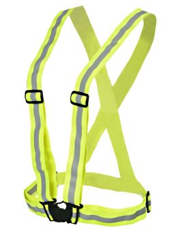 เสื้อกั๊กสะท้อนแสงเข็มขัดนิรภัยมองเห็นเสื้อผ้าสูงวี (สีเหลือง) เสื้อกั๊กสะท้อนแสงเข็มขัดนิรภัยมองเห็นเสื้อผ้าสูงวี (สีเหลือง)